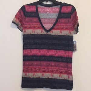 *NWT* BDG Urban Outfitters Semi-Sheer V-Neck Top